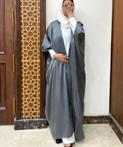 Shimmering kaftan – Silver Grey